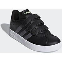 Shoes Children Low top trainers adidas Originals VL Court 20 Cmf C Black