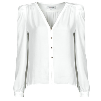 Clothing Women Shirts Morgan CWORK White