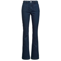 Clothing Women 5-pocket trousers Morgan PSVEN Blue / Raw
