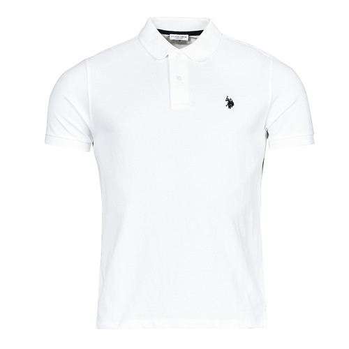 Clothing Men Short-sleeved polo shirts U.S Polo Assn. KING 41029 EHPD White