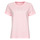Clothing Women Short-sleeved t-shirts Guess ES SS GUESS 1981 ROLL CUFF TEE Pink