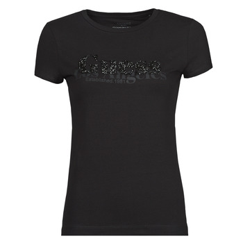 Clothing Women Short-sleeved t-shirts Guess SS CN ASTRELLE TEE Black