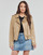 Clothing Women Leather jackets / Imitation leather Guess MONICA JACKET Camel