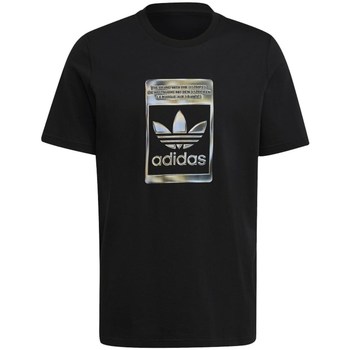 Clothing Men Short-sleeved t-shirts adidas Originals Camo Infill Tee Black