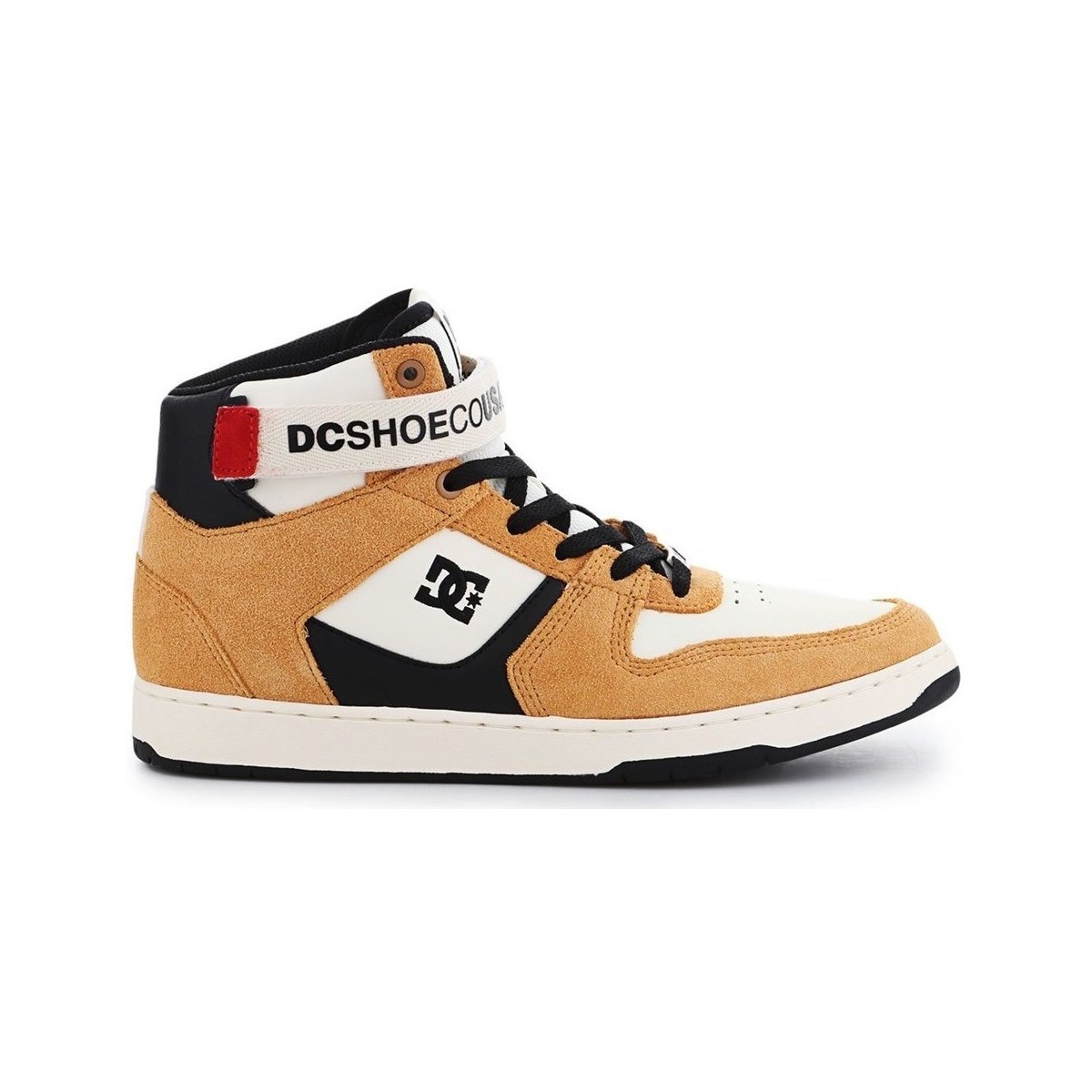 dc shoes  pensford  men's skate shoes (trainers) in beige