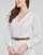 Clothing Women Long Dresses MICHAEL Michael Kors PALM EYELET KATE DRESS White