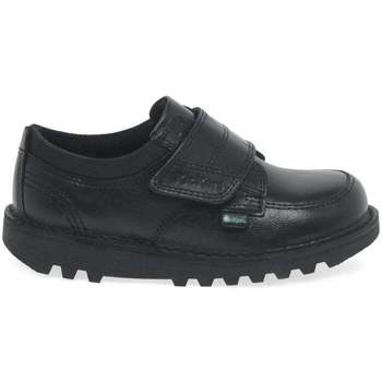 Kickers Kick Scuff Lo Boys Infant School Shoes Black