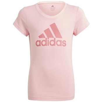 Clothing Girl Short-sleeved t-shirts adidas Originals Essentials Tee Pink