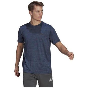 Clothing Men Short-sleeved t-shirts adidas Originals Aeroready Designed TO Move Sport Stretch Tee Grey