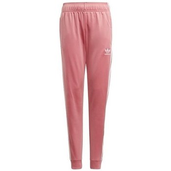 Clothing Children Trousers adidas Originals Adicolor Sst Track Pink