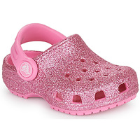 Shoes Children Clogs Crocs CLASSIC GLITTER CLOG T Pink