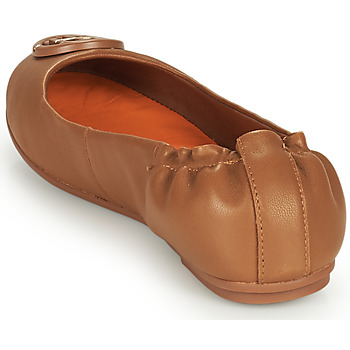 Tommy Hilfiger TH HARDWARE LEATHER BALLERINA Brown