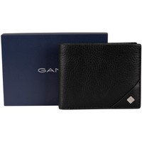 Bags Men Wallets Gant Logo Leather Wallet black