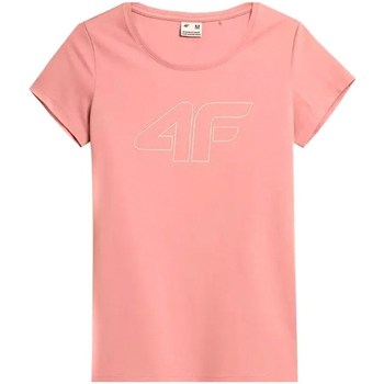 Clothing Women Short-sleeved t-shirts 4F TSD353 Pink