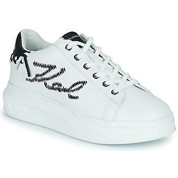 Shoes Women Low top trainers Karl Lagerfeld KAPRI Whipstitch Lo Lace White / Black