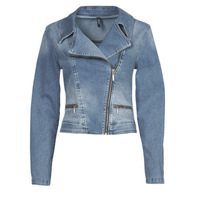 Clothing Women Denim jackets Liu Jo CHIODO  BRILLANT Blue / Medium