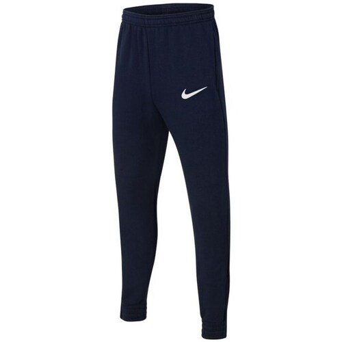 Clothing Boy Trousers Nike JR Park 20 Fleece Marine