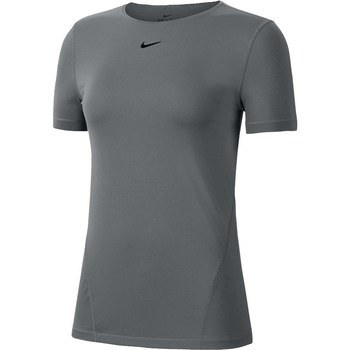 Nike  Pro  women's T shirt in Grey