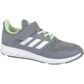 Shoes Children Low top trainers adidas Originals Fortafaito EL K White, Celadon, Grey