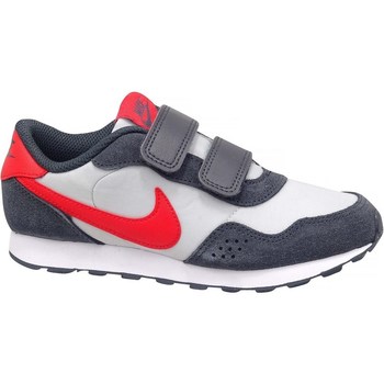 Shoes Children Low top trainers Nike MD Valiant GS Graphite, Red, White