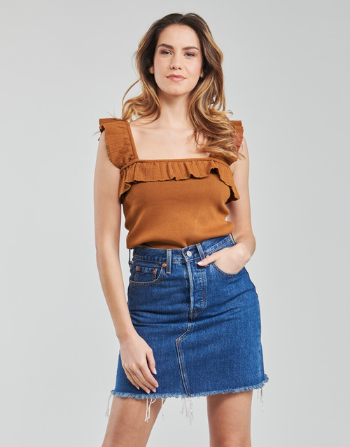 Clothing Women Tops / Blouses Betty London RALEIGH Camel