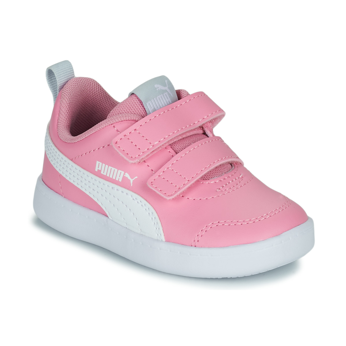 puma  courtflex v2 v inf  girls's children's shoes (trainers) in pink