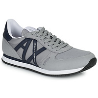 Shoes Men Low top trainers Armani Exchange STAR Grey
