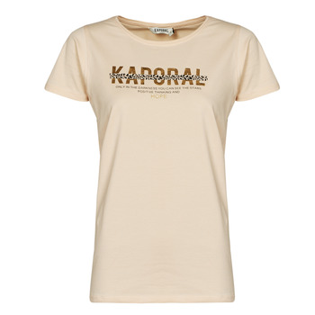 Clothing Women Short-sleeved t-shirts Kaporal KALIN Beige