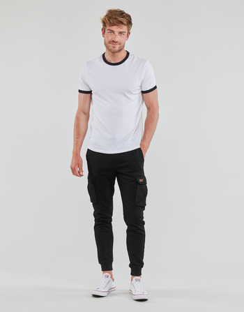 Clothing Men 5-pocket trousers Schott FERGUS Black