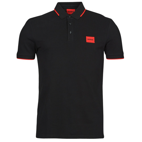 Clothing Men Short-sleeved polo shirts HUGO Deresino Black