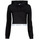 Clothing Women Sweaters Calvin Klein Jeans CONTRAST TAPE MILANO HOODIE Black