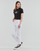 Clothing Women Short-sleeved t-shirts Calvin Klein Jeans SEASONAL MONOGRAM BABY TEE Black