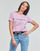Clothing Women Short-sleeved t-shirts Tommy Hilfiger REGULAR HILFIGER C-NK TEE SS Mauve