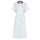 Clothing Women Short Dresses Tommy Hilfiger GBL STP FLARE MIDI POLO DRESS SS White