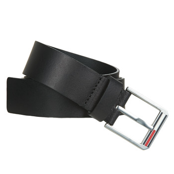 Clothes accessories Men Belts Tommy Jeans TJM LEATHER ESSENTIAL 3.5 Black