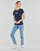 Clothing Women Short-sleeved t-shirts Tommy Jeans TJW SKINNY ESSENTIAL LOGO 1 SS Marine