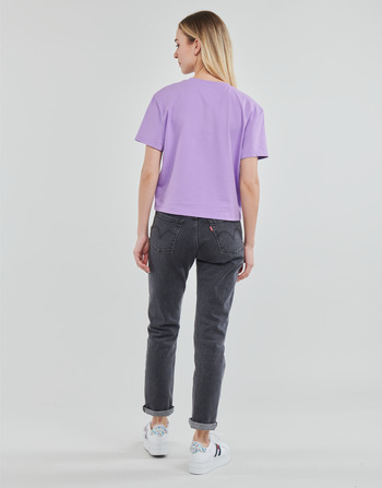 Tommy Jeans TJW TOMMY CENTER BADGE TEE Lilac
