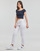 Clothing Women Tops / Blouses Tommy Jeans TJW CROP RIB OFF SHOULDER TOP Marine