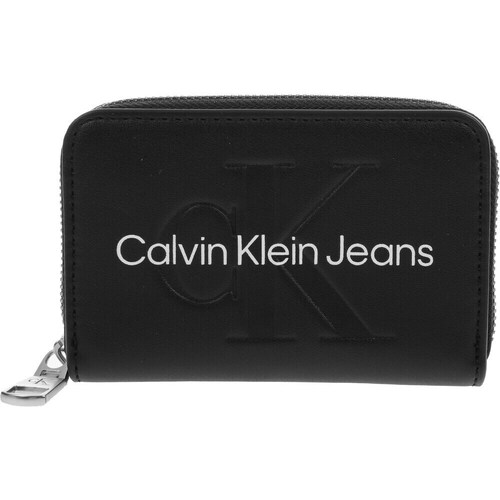 Bags Women Wallets Calvin Klein Jeans Accordion Zip Around Black