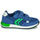 Shoes Boy Low top trainers Geox J ALBEN BOY Blue / Green