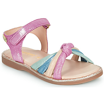 Shoes Girl Sandals Les Tropéziennes par M Belarbi IZA Pink / Multicolour