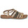 Shoes Women Sandals Metamorf'Ose Laclope Silver