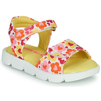 Shoes Girl Sandals Agatha Ruiz de la Prada Minis White / Multicolour