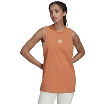 Clothing Women Short-sleeved t-shirts adidas Originals Adicolor Classics Loose Tank Top Orange