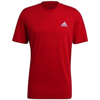 Clothing Men Short-sleeved t-shirts adidas Originals Essentials Embroidered Small Logo Tee Red