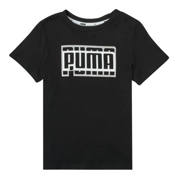 Clothing Girl Short-sleeved t-shirts Puma ALPHA TEE Black