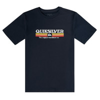Clothing Boy Short-sleeved t-shirts Quiksilver LINED UP TEE Marine