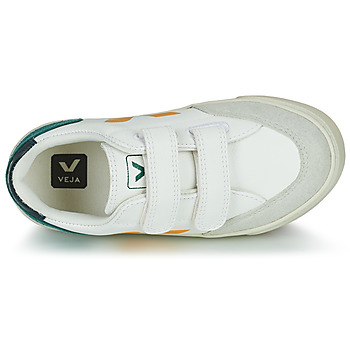 Veja Small V-12 Velcro White / Yellow / Green