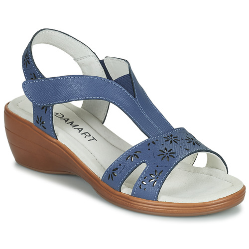 Shoes Women Sandals Damart 69994 Blue