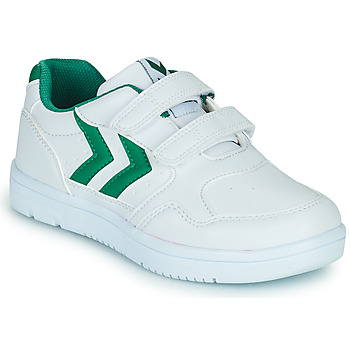 Shoes Children Low top trainers hummel CAMDEN JR White / Green